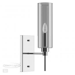 Odeon light 4688/1W MODERN ODL20 439 хром/дымчатый Бра E14 1*40W DIATRA  - 4 купить